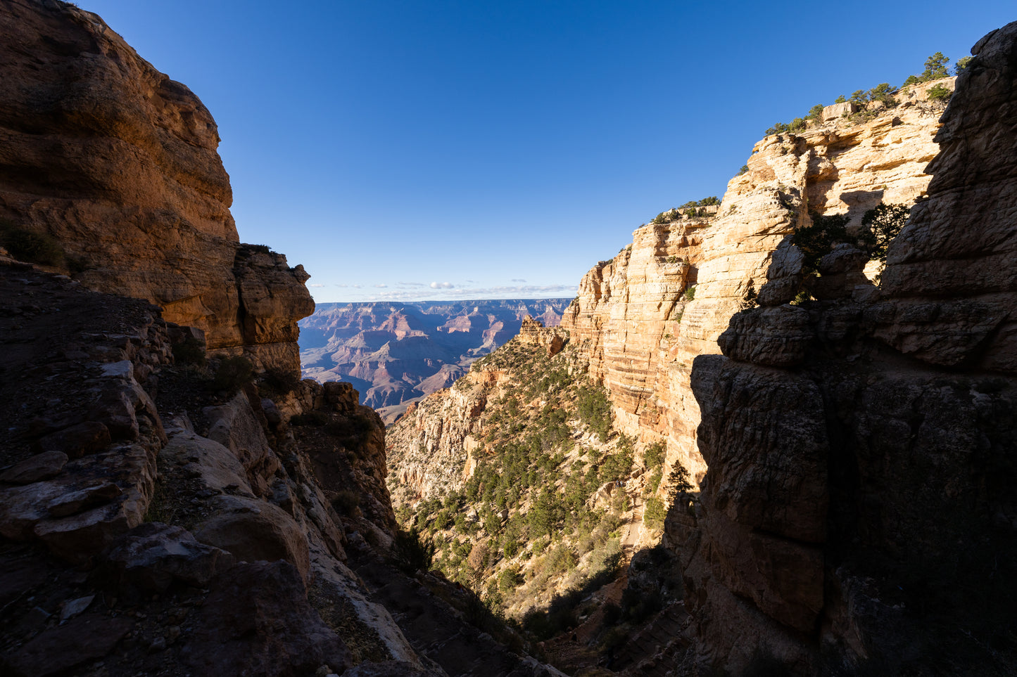Shadows within the Grand Canyon